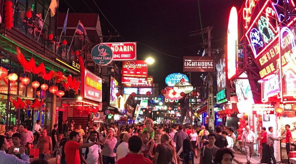 Pattaya Walking Street, Pattaya, Thailand